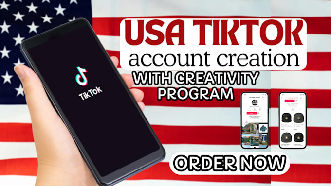 Gig Preview - Create US tiktok account, tiktok united states account