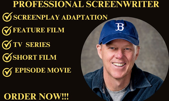 Gig Preview - Adapt your novel or book into screenplay, movie script writing for your project