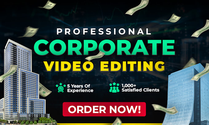 Gig Preview - Do professional corporate brand video editing