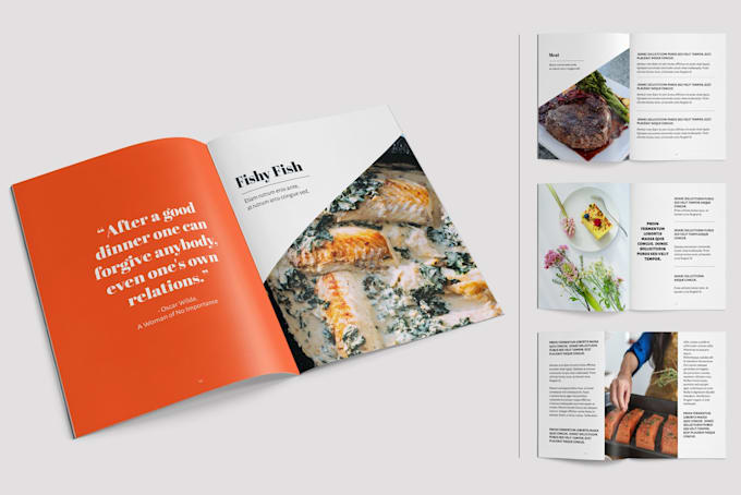 Gig Preview - Write professional cookbook recipe book, cookbook design, cookbook formatting