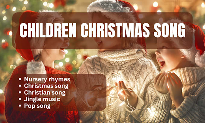 Gig Preview - Compose children nursery rhymes, kids jingle music, christmas pop song