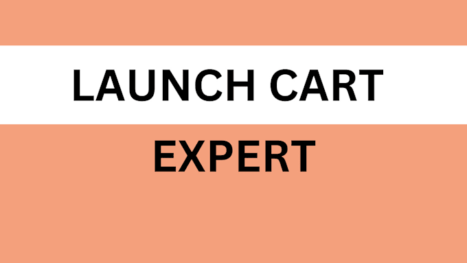 Gig Preview - Develop a responsive launch cart store, launch cart website designing