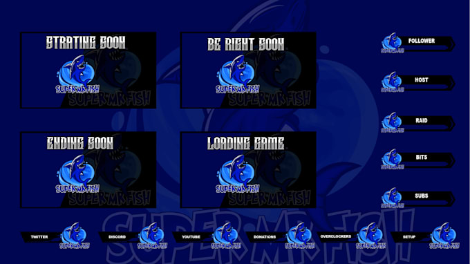 Bestseller - make animated overlay, 3d custom overlay, twitch and logo design for streaming