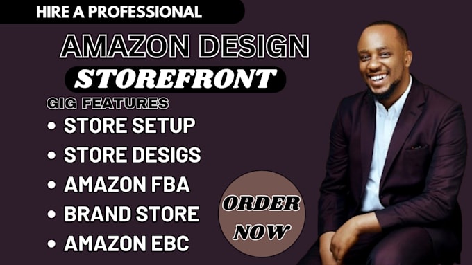 Gig Preview - Design amazon storefront amazon fba store setup amazon ebc brand store manager