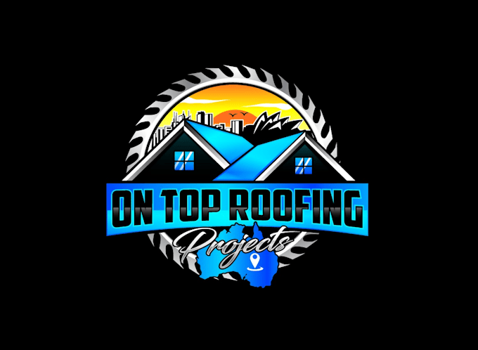 Gig Preview - Design creative roofing logo with satisfaction guaranteed in high definition