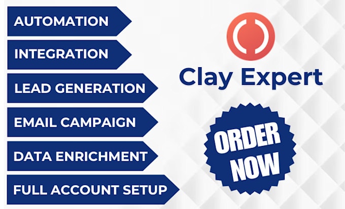 Gig Preview - Setup clay, clay com for lead generation, personalize messages, email marketing