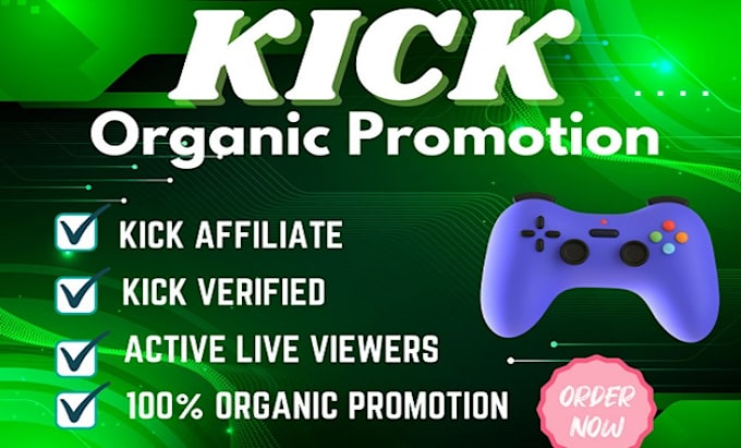 Gig Preview - Boost your twitch kick and youtube live viewers and increase your subscribers