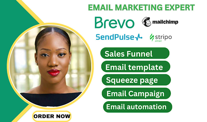 Gig Preview - Brevo email template bravo email campaign sendinblue mailchimp stripo sendpulse