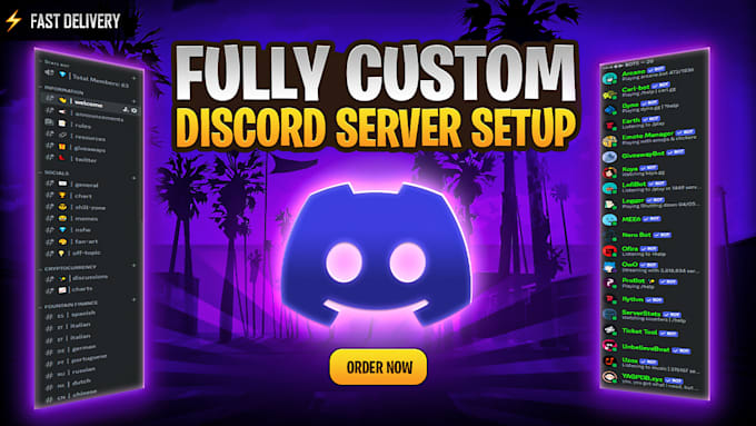 Gig Preview - Create your nft or community discord server