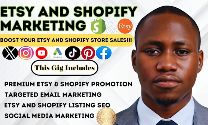 Gig Preview - Promote etsy sales, shopify sales promotion etsy SEO, etsy marketing funnel