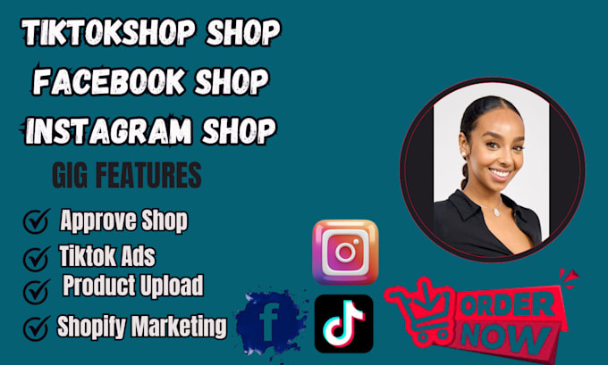 Bestseller - setup tiktok shop setup facebook shop, instagram shop, USA tiktok shop manager