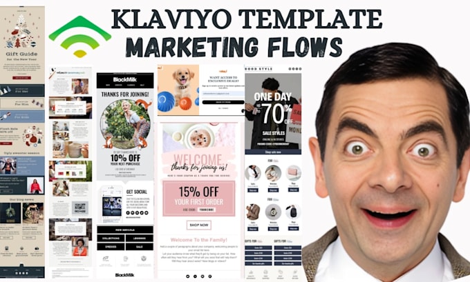 Gig Preview - Setup klaviyo email marketing flows and template design for shopify eccommerce