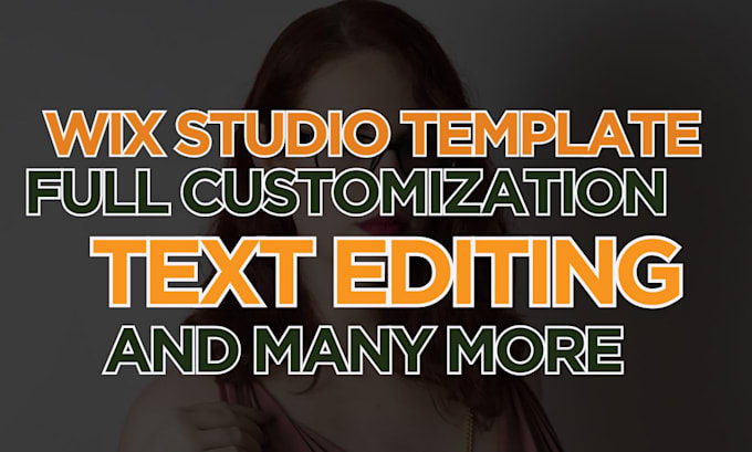 Gig Preview - Edit change color or text of any wix studio template to make your branded site