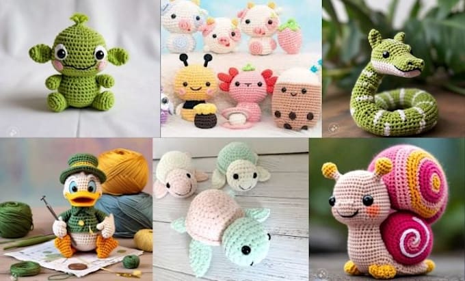 Bestseller - create amigurumi crochet patterns with step by step HQ photos for your esty shop