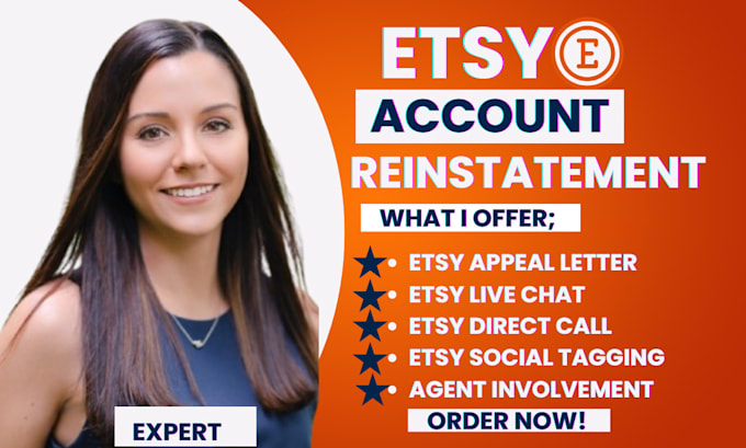 Gig Preview - Reinstate etsy suspension through legit etsy reinstatement with plan of action