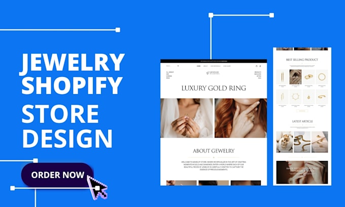 Bestseller - do jewelry store design, jewelry shopify store, jewelry dropshipping website