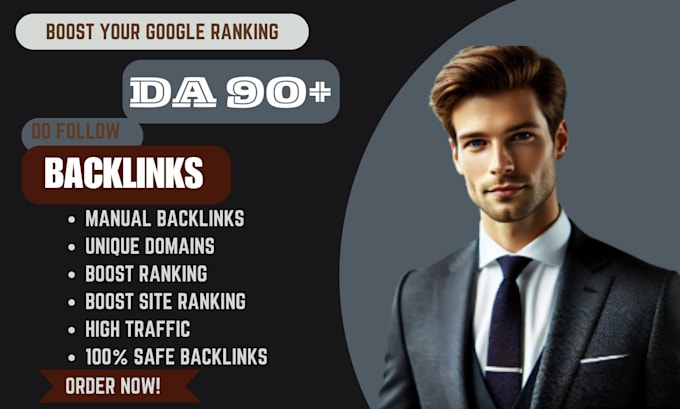 Gig Preview - Do high authority dofollow backlinks, seo, and link building