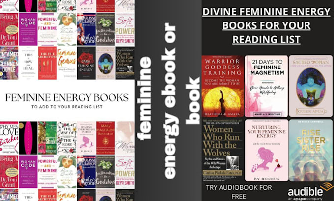 Gig Preview - Write a feminine energy ebook or book, feminist ghostwriter, healing writing