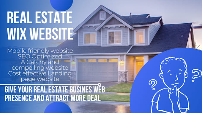 Gig Preview - Do real estate website design and redesign on wix integrated idx mls