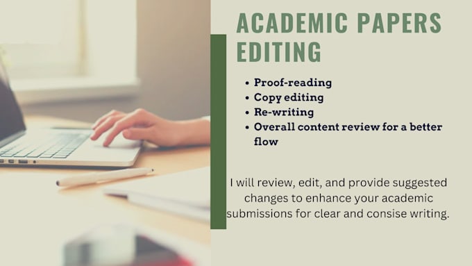 Gig Preview - Review and structurally edit your academic papers