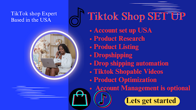 Bestseller - create a tiktok set up for you