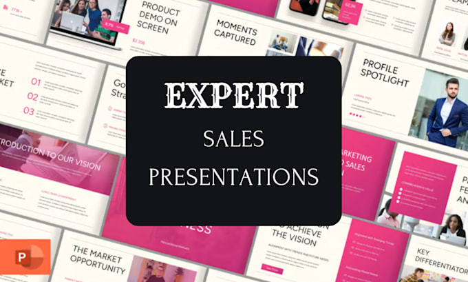 Gig Preview - Professional powerpoint sales presentation and pitch decks, same day delivery