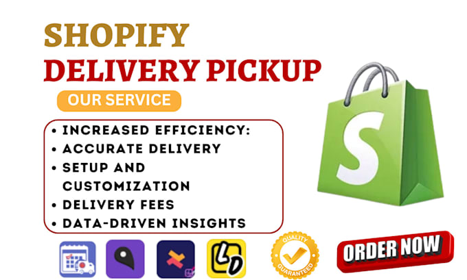 Gig Preview - Setup shopify delivery pickup stellar zapiet pickeasy estimated local delivery