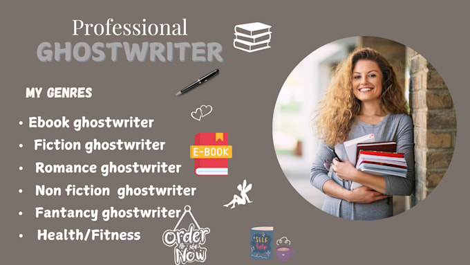 Gig Preview - Be your ebook writer, romance ghostwriter, fiction ghostwriter, ebook ghostwrite