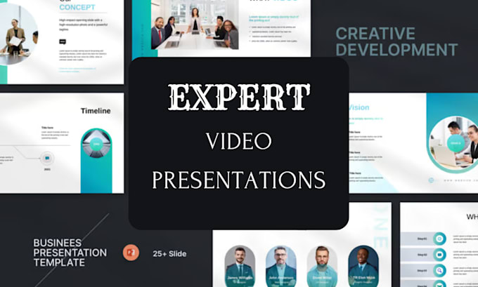 Gig Preview - Convert powerpoint to presentation video with voiceover and sales pitch