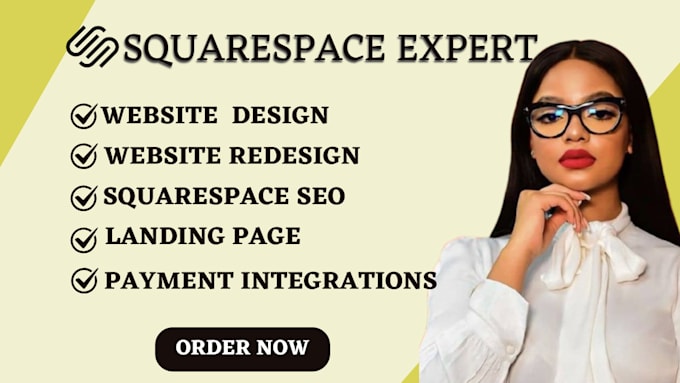 Gig Preview - Do squarespace website design squarespace website redesign squarespace websites