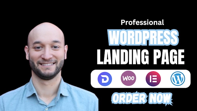 Gig Preview - Create wordpress landing page design with elementor pro sale page design