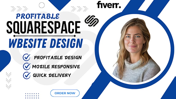 Gig Preview - Design or redesign profitable squarespace website, squarespace business website