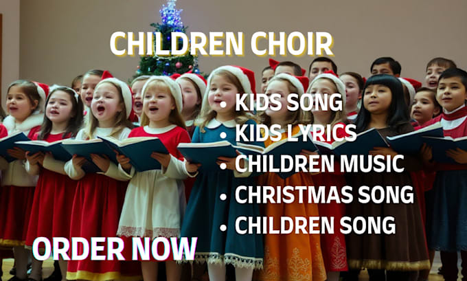 Gig Preview - Produce children choir music christmas song kids song