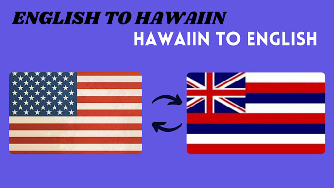 Gig Preview - Translate hawaiian to english and english to hawaiian natively and profesionally