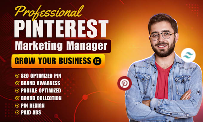 Gig Preview - Do professional pinterest marketing manager for your business