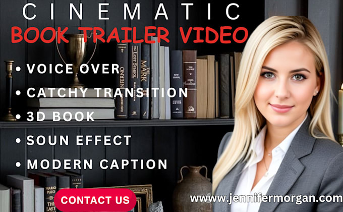 Gig Preview - Craft engaging cinematic book trailer video book promotions, book ads, booktok