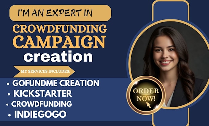 Gig Preview - Do crowdfunding campaign creation on kickstarter indiegogo fundraising