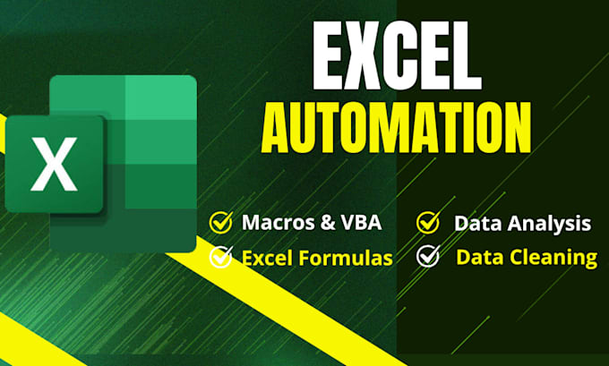 Bestseller - do excel automation, formulas, macros, vba