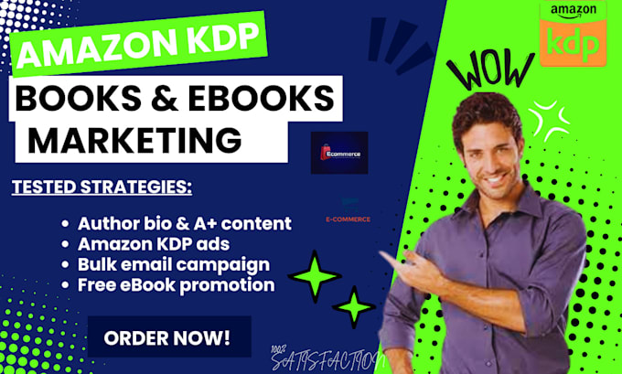 Gig Preview - Do amazon kdp book promotion, kdp marketing , email campaign, kdp ads