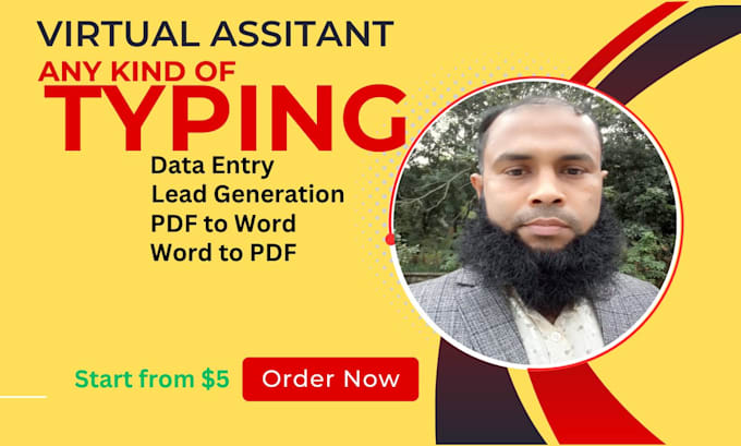 Bestseller - do fast and accurate data entry typing, copy paste, ms word, PDF, and more