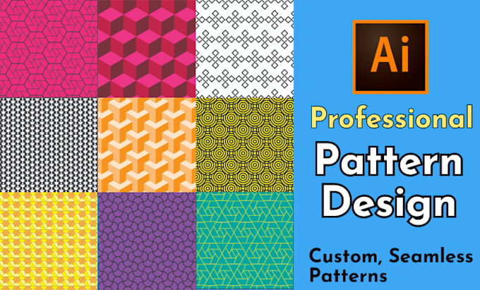 Gig Preview - Custom abstract pattern design for your unique needs