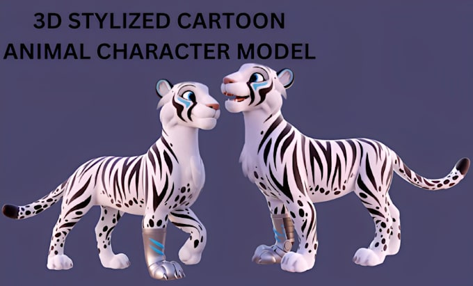 Gig Preview - 3d animal animation 3d animal model, 3d animation video cartoon animal animation