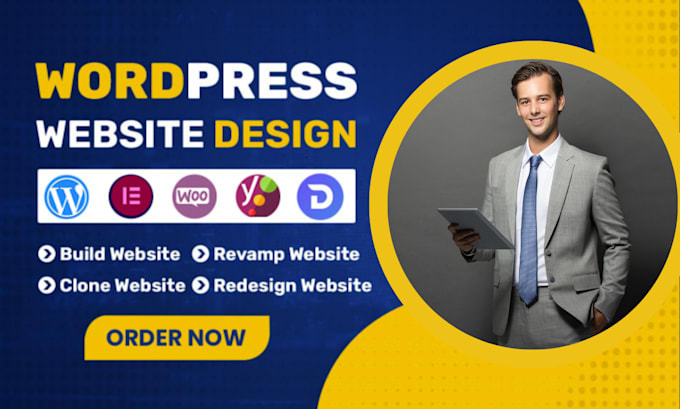 Gig Preview - Create a stunning modern wordpress website