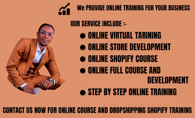 Gig Preview - Do one on one mentorship online virtual shopify training dropshipping mentorship