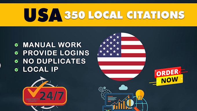 Gig Preview - Boost your local SEO with USA business citations