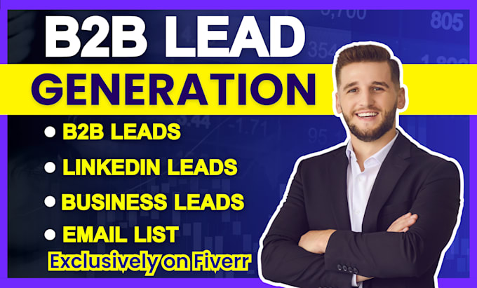 Gig Preview - Provide b2b lead generation for any industry