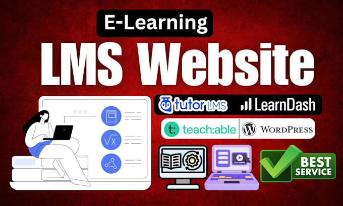 Gig Preview - Create professional lms and e learning websites with tutor lms and learndash