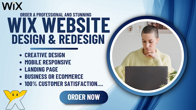 Bestseller - do wix website design, wix website redesign, wix landing page and online store