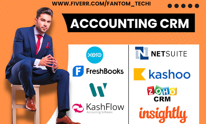 Gig Preview - Setup accounting crm xero freshbooks wave zoho books kashflow netsuits kashoo