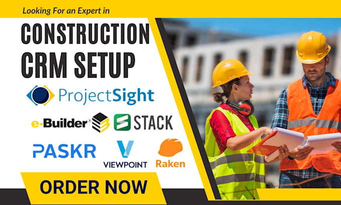 Gig Preview - Setup crm paskr ebuilder projectsight viewpoint fieldsnapp raken bimtrack stack